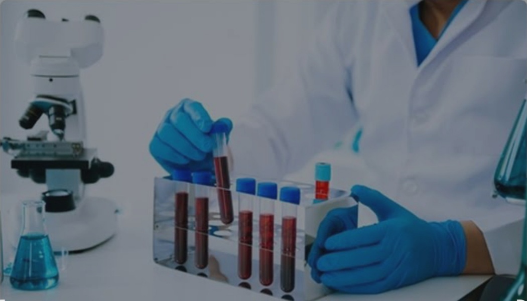 Muestras y equipo de laboratorio